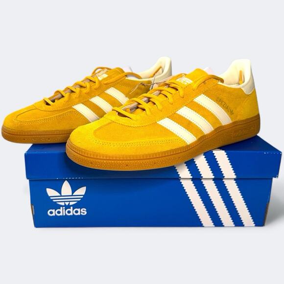Adidas Handball Spezial Preloved Yellow Suede Sneakers Mens Size 9 IF7088 - Picture 8 of 12